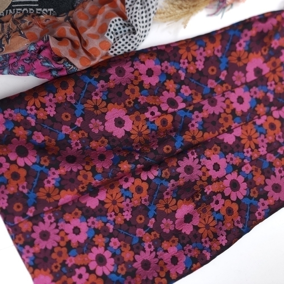 Trina Turk Pink Floral Lace Cap Sleeve Dress Sz 4 - Picture 12 of 15